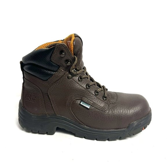 Timberland Shoes - Timberland Pro Womens Titan Alloy Toe Waterproof Boot Brown Size 8.5 M